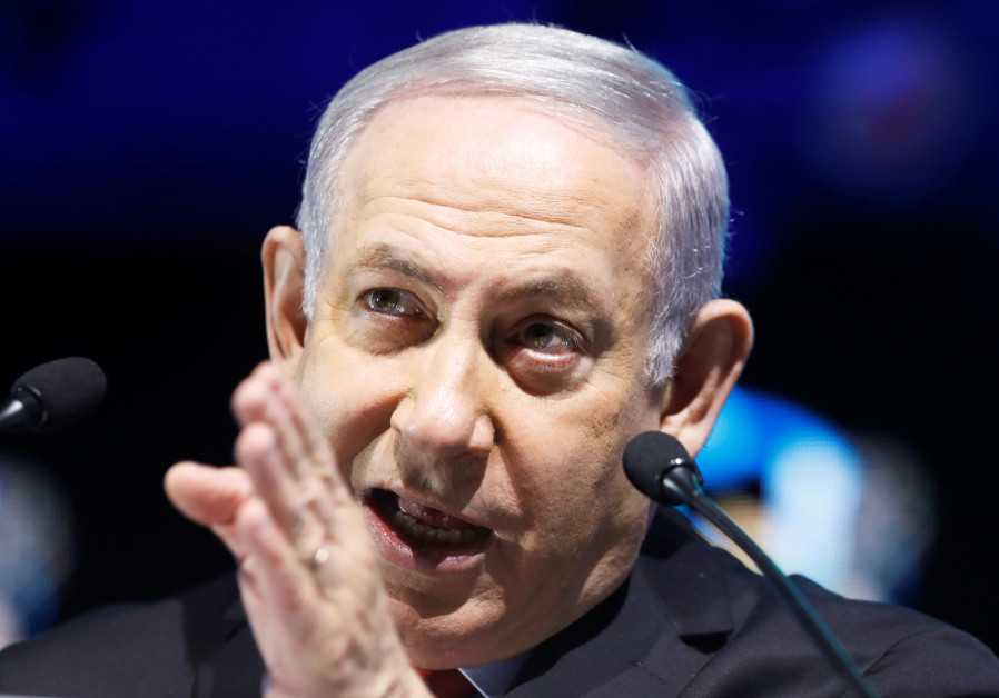 Israeli Prime Minister Benjamin Netanyahu speaks in Tel Aviv, Israel February 14, 2018