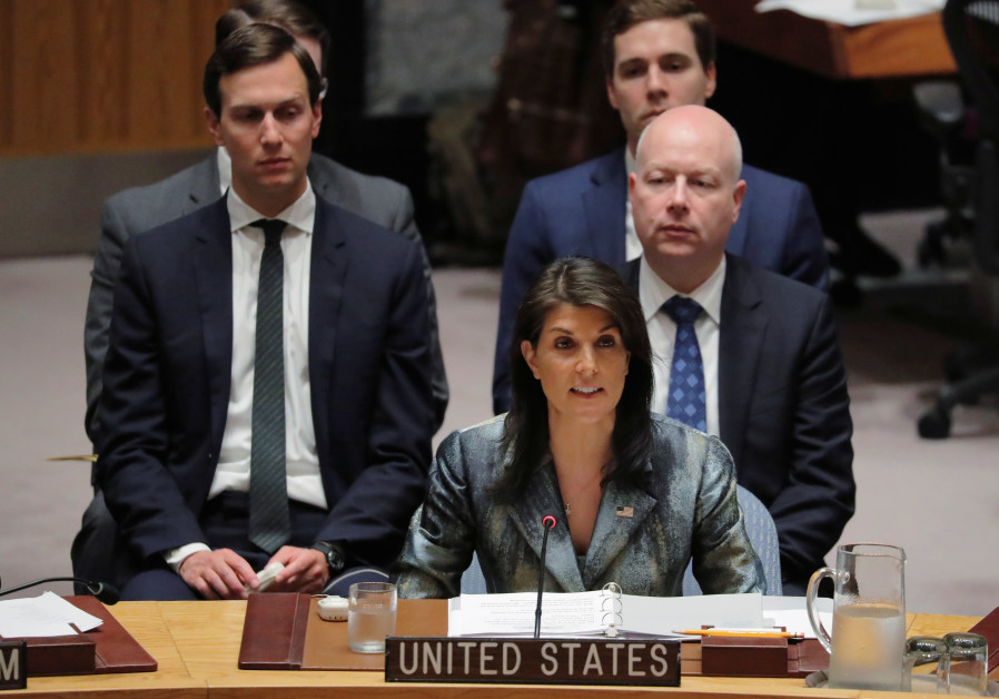 JPost Exclusive: Trump team briefs Security Council on Mideast peace plan
