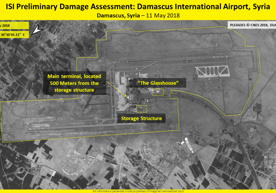 Preliminary Damage Assessment, Damascus International Airport, Syria, 11 May 2018