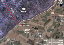 Illustration of Gaza terror tunnel that IDF destroyed, April 15, 2018