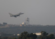 A British fighter jet takes off from an RAF base in Cyrpus to strike Syria 