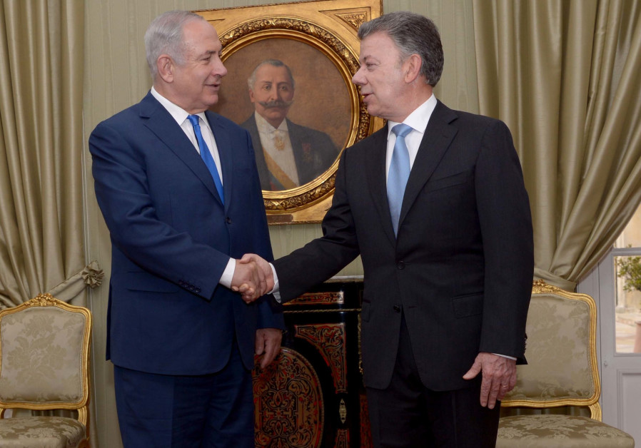 Colombia's president praises Israel for help in massive landmine clearing efforts