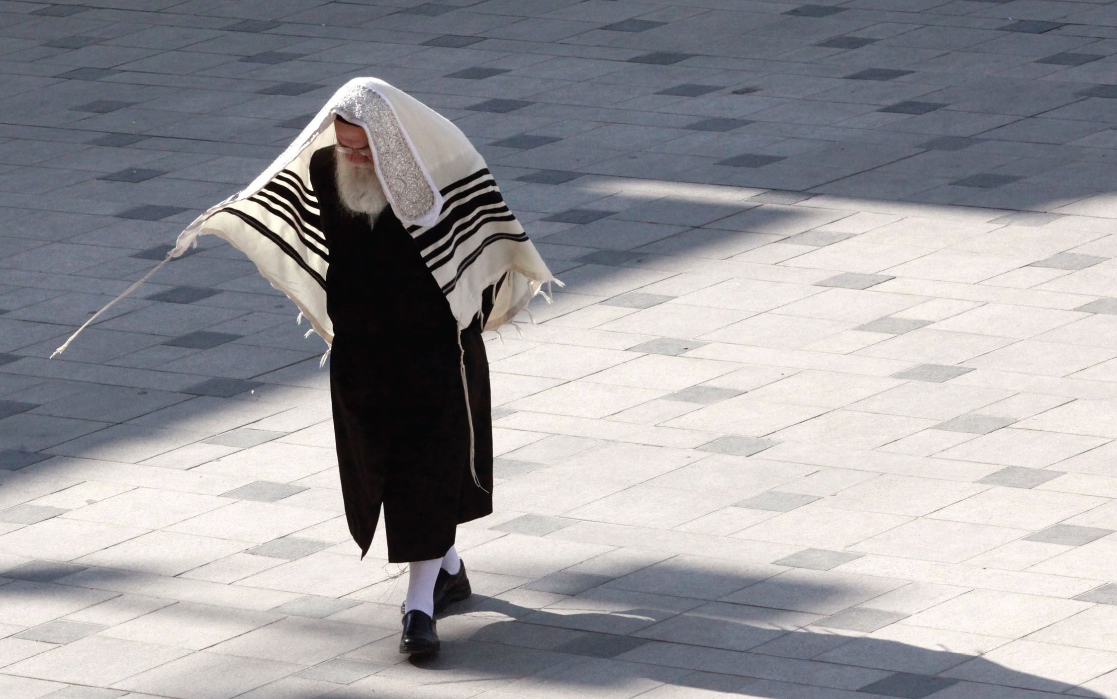 A haredi man in Jerusalem. (credit: Marc Israel Sellem)