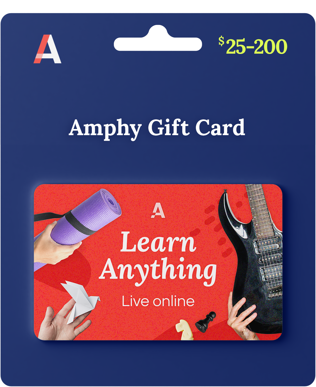 Amphy gift card (Credit: Adcore studio)
