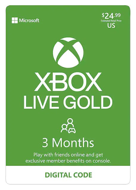 Xbox live pass (Credit: Best Buy)