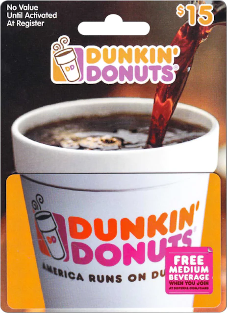Dunkin Gift Card (Credit: Best Buy)