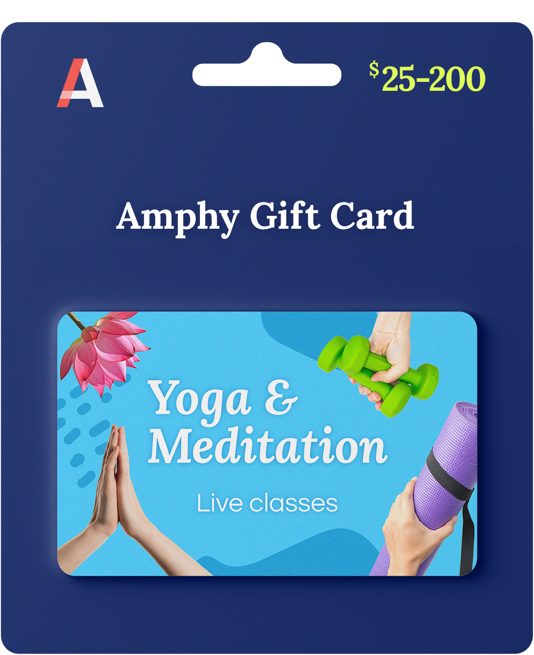 Amphy gift card (Credit: Adcore inc)