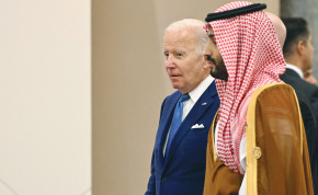  US PRESIDENT Joe Biden and Saudi Crown Prince Mohammed bin Salman attend the Gulf Cooperation Council +3 meeting in Jeddah, last summer.