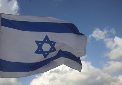  The Israeli flag.