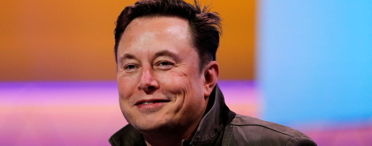 SpaceX owner and Tesla CEO Elon Musk smiles at the E3 gaming convention in Los Angeles, California, US, June 13, 2019.