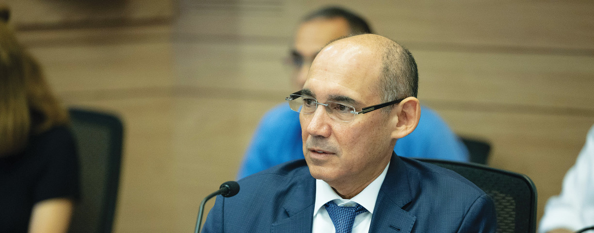  BANK OF ISRAEL Governor Amir Yaron attends a meeting at the Knesset, in July.