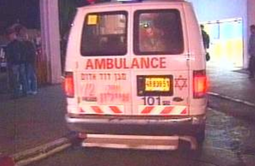 Ambulance 298.88 (photo credit: Channel 2)