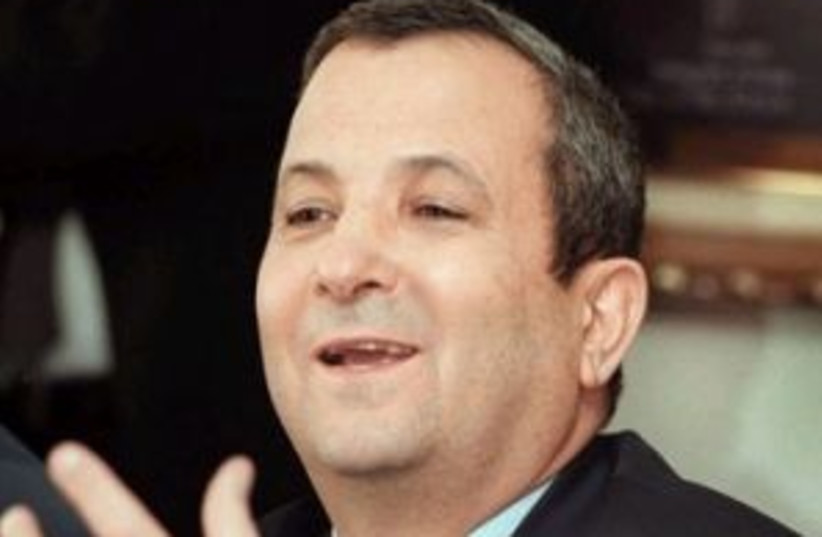 Ehud Barak 298.88 ap (photo credit: AP [file])
