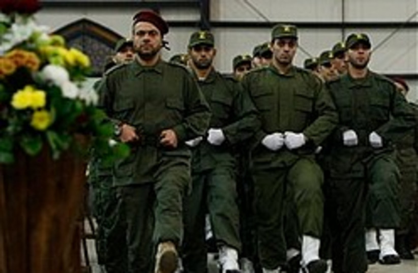 Hizbullah members parade 248.88 (photo credit: )