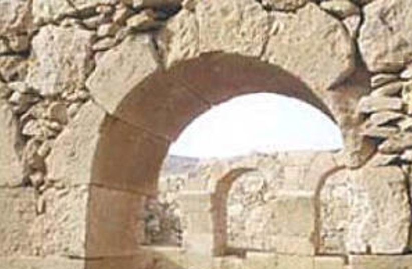nabataean city 298 (photo credit: Israel National Parks Authority)