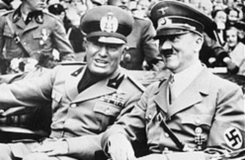 Hitler Mussolini 248.88 (photo credit: )