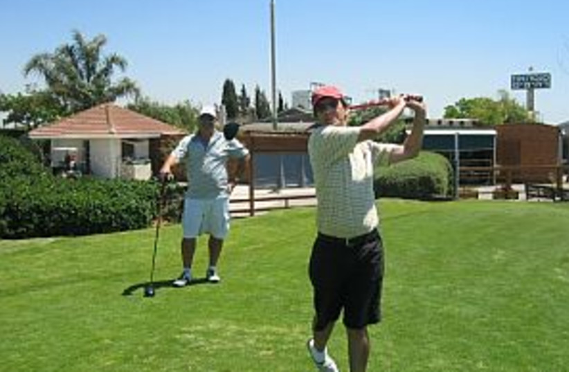 golf game wp 298.88 (photo credit: Courtesy Ga'ash Golf Club)