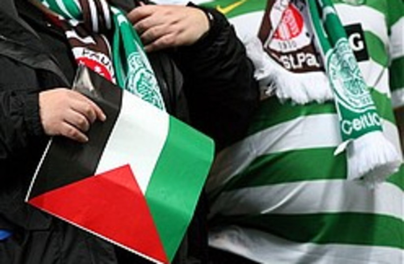 celtic fans palestinian flags 248 88 ap (photo credit: AP)