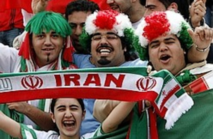 iranian soccer fans 248.88 (photo credit: AP)