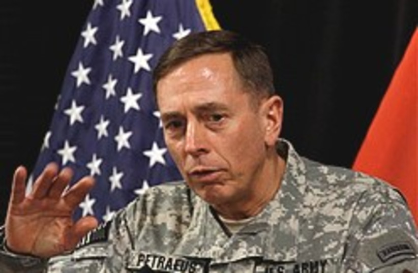 Petraeus in Baghdad 248.88 (photo credit: )
