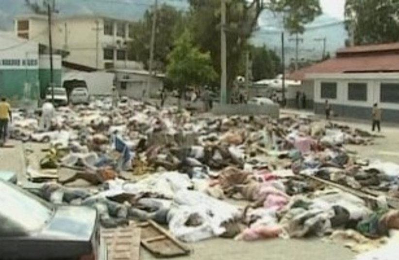 Haiti dead (photo credit: AP)