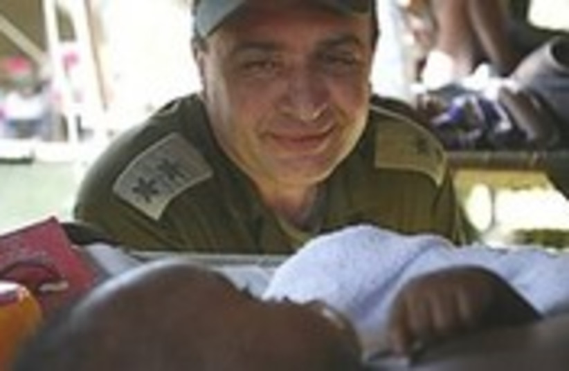 IDF haiti baby 190.114 (photo credit: Associated Press)