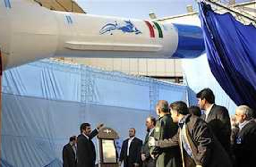 iran Simorgh rocket 311 (photo credit: AP)
