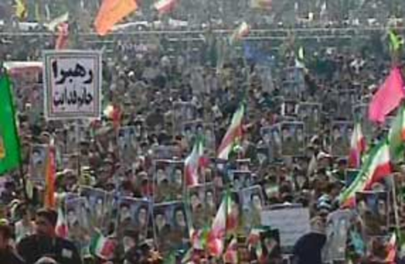 iran revolution rally 311 (photo credit: AP)