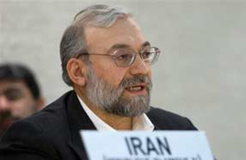 Mohammad Javad Larijani 311 (photo credit: AP)