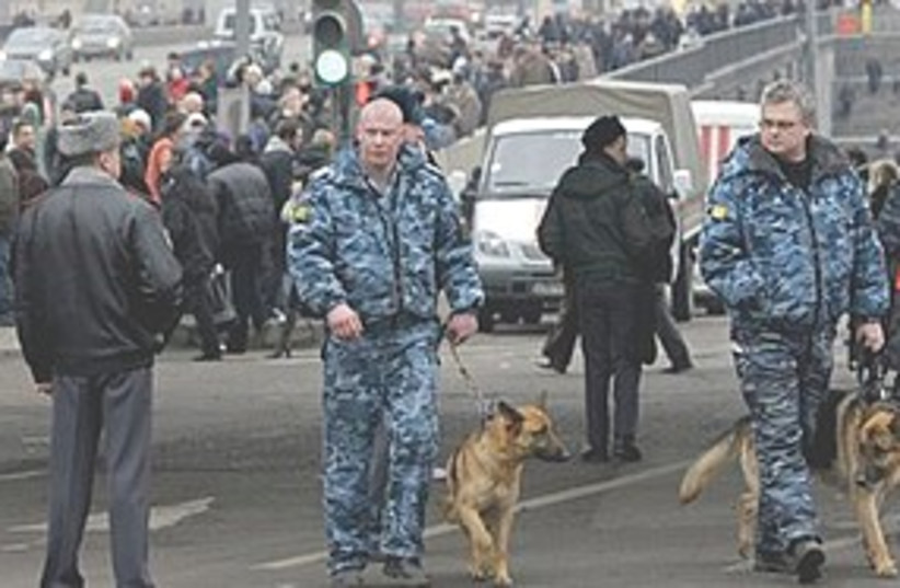 Moscow subway terror attack 311 (photo credit: Associated Press)
