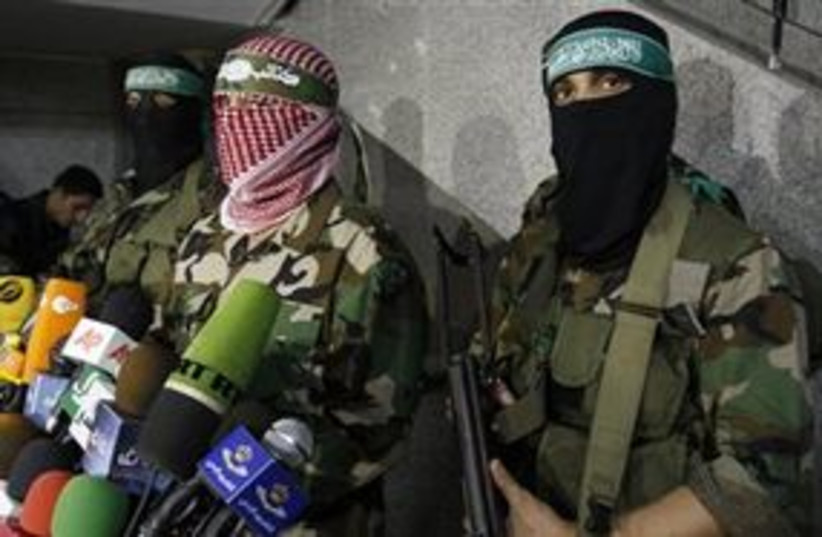Hamas Military Wing spokesman (photo credit: ASSOCIATED PRESS)