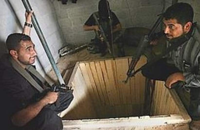 Gaza smuggling tunnel 311 (photo credit: AP)