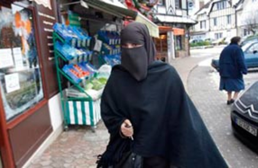 Burka in France 311 (photo credit: Associated Press)