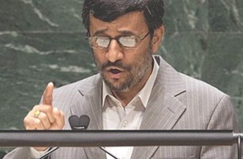 Ahmadinejad UN 311 (photo credit: ASSOCIATED PRESS)
