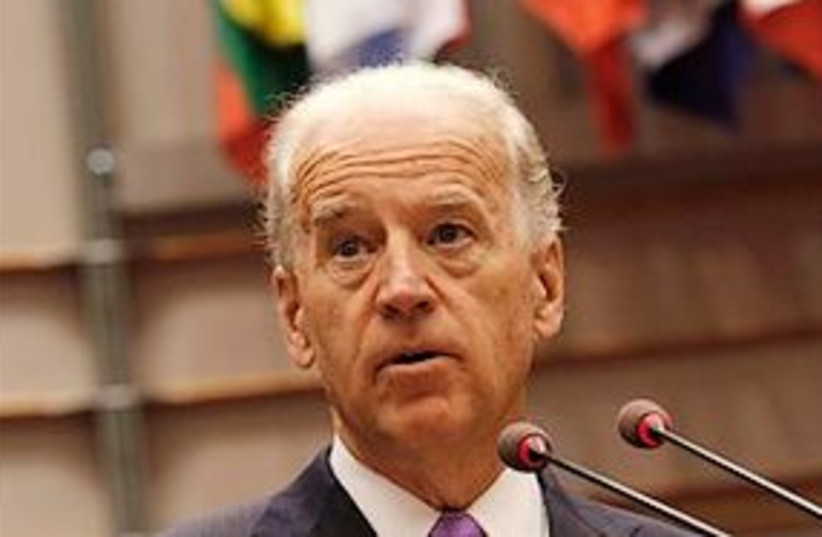 Joe Biden 311 (photo credit: Associated Press)