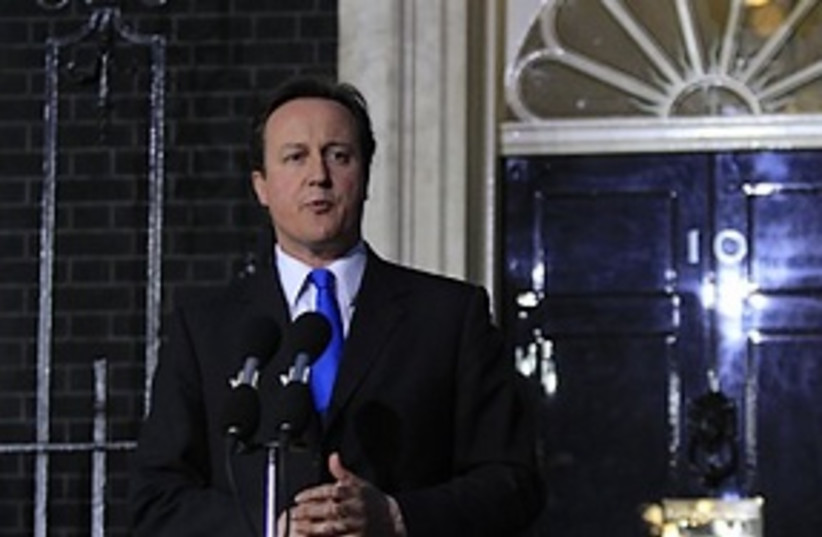 Cameron new PM (photo credit: ASSOCIATED PRESS)