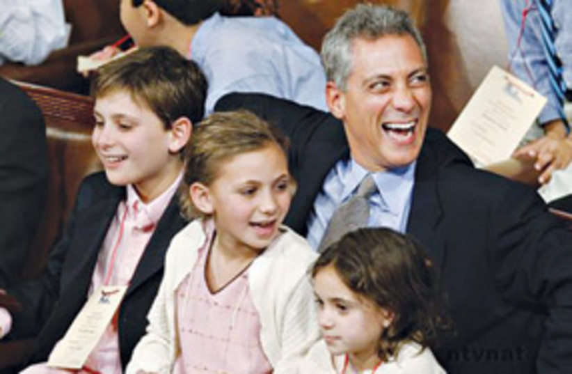 Rahm Emanuel & kids 311 (photo credit: .)