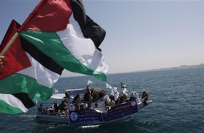 Gaza Flotilla 311 (photo credit: ASSOCIATED PRESS)