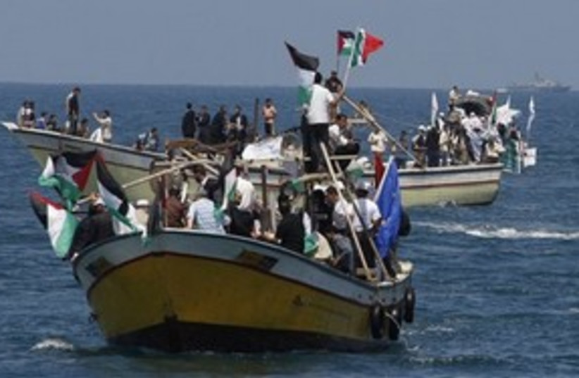 Gaza Boat 311 (photo credit: ASSOCIATED PRESS)