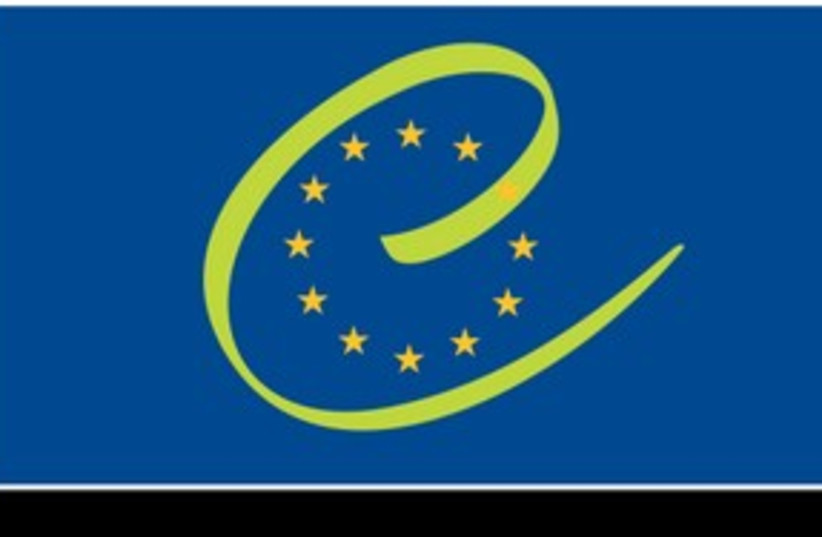 Council of Europe flag 311 (photo credit: Courtesy)
