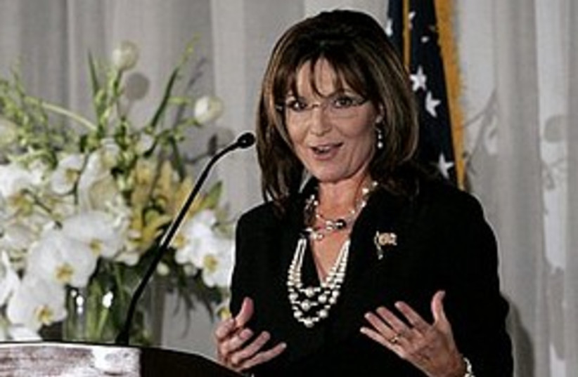 Sarah Palin 311 (photo credit: Associated Press)