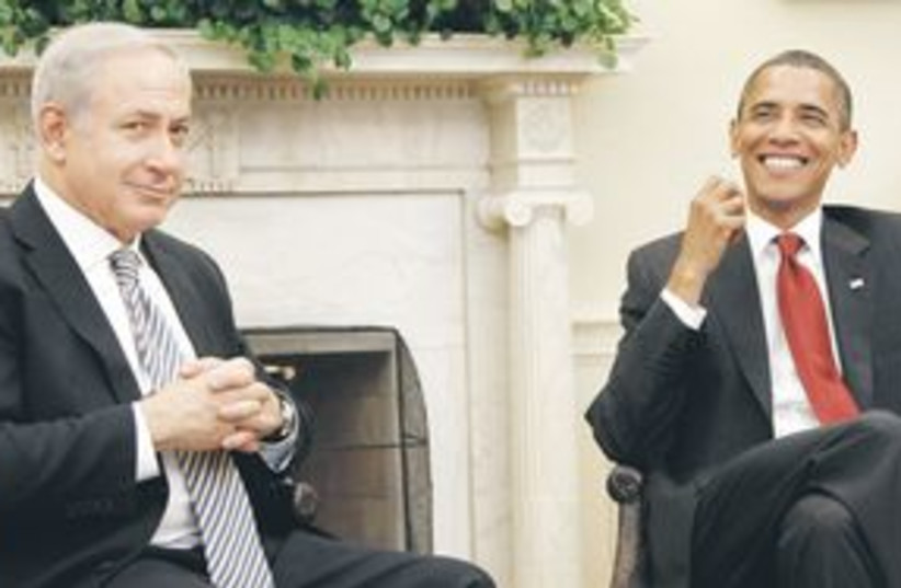 Obama Netanyahu 311 (photo credit: Associated Press)