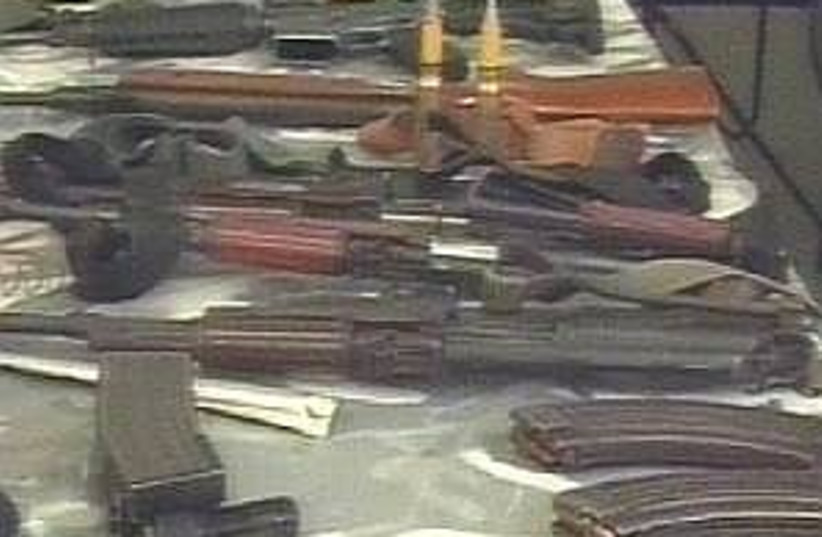 hamas weapons 298.88 (photo credit: Channel Two)