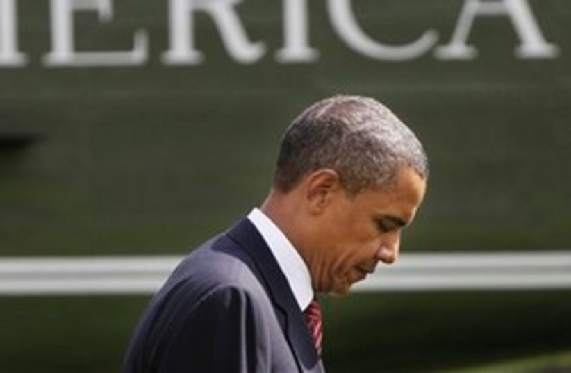 Barack Obama 311 (photo credit: AP/Pablo Martinez Monsivais)