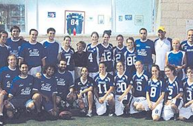Israeli women’s and men’s national football teams (photo credit: Courtesy)