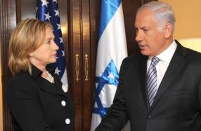 Netanyahu Clinton (photo credit: Moshe Milner GPO )