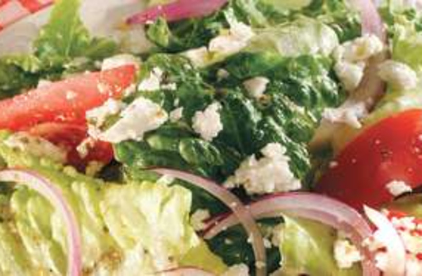 Greek salad 311 (photo credit: Juan Garcia/Dallas Morning News/MCT))