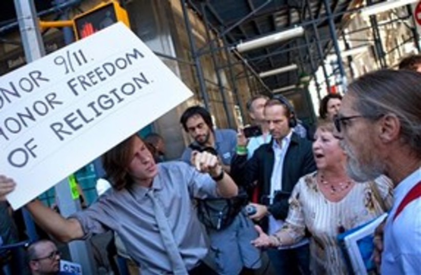 Ground Zero Protest 311 (photo credit: Associated Press)