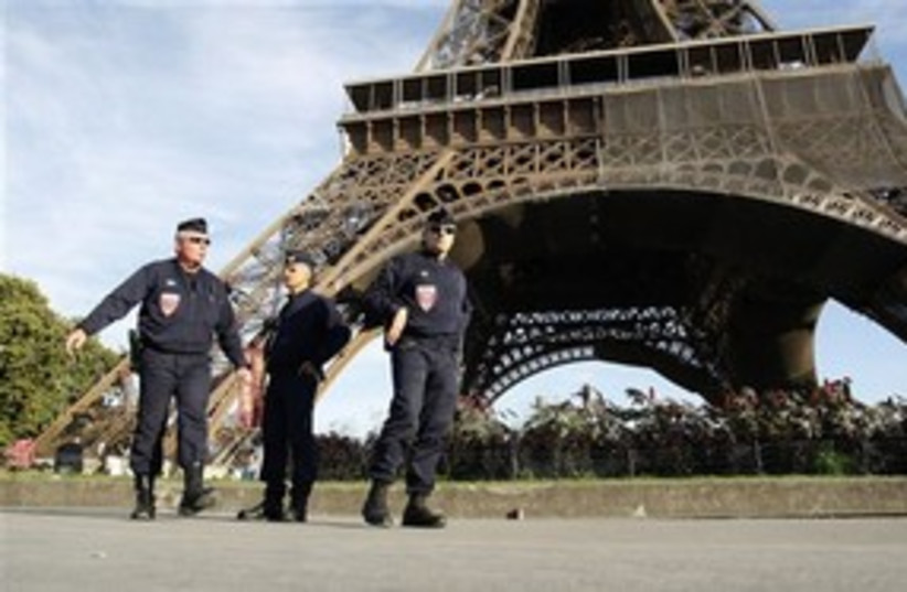 Eiffel Tower terror 311 AP (photo credit: Associated Press)