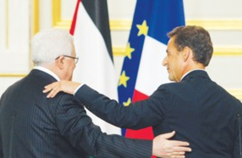 Abbas and Sarcozy backs 311 (photo credit: Associated Press)